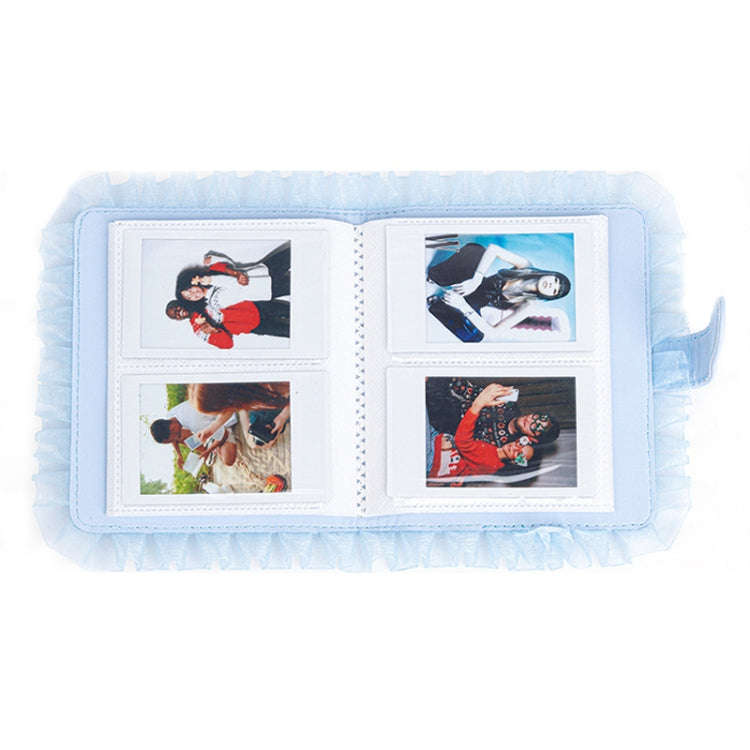 3 inch 64-piece Lace Multifunctional Storage Album(Green)