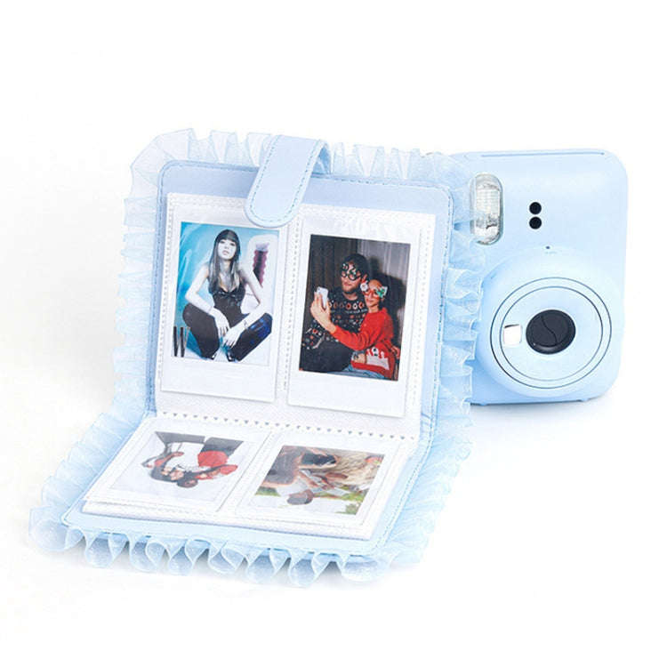 3 inch 64-piece Lace Multifunctional Storage Album(Green)