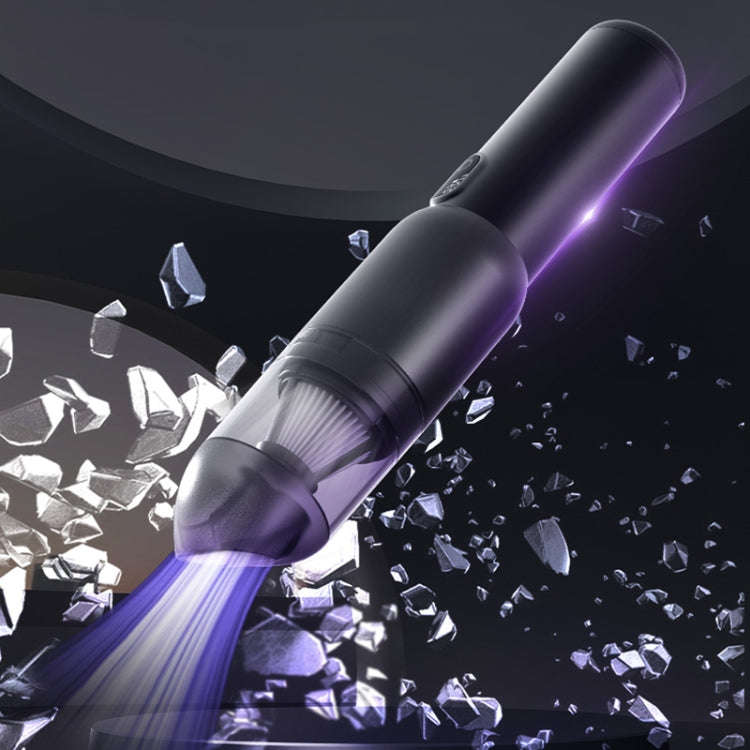 Multifunctional Suction Blowing Wireless Car Vacuum Cleaner Handheld High-Power Dust Blower(Black)