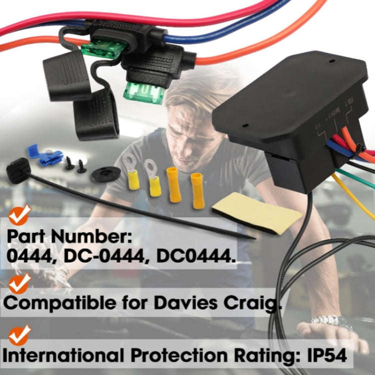 12V Digital Radiator Fan Controller Switch Automotive Fan Wiring Harness