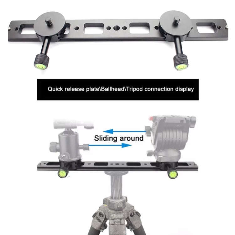 Double Camera Bracket Arca Swiss Quick Release Plate, Spec: PU240