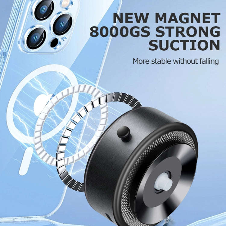 AIMITE M8 Car Phone Holder Vacuum Suction Cup Strong Magnetic Support Bracket(Black)