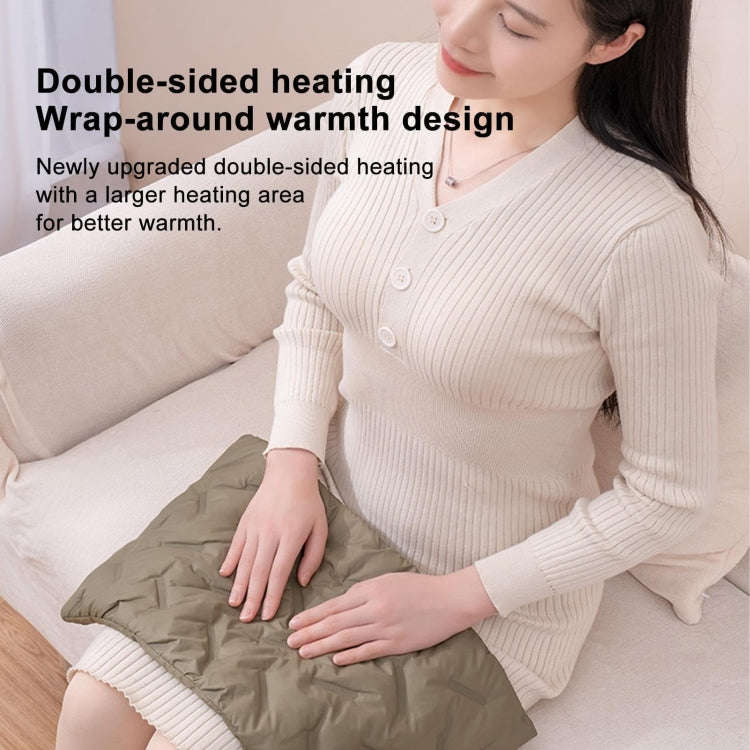 Multifunctional Down Cotton Waterless Electric Heating Hand Warmer Bag, Color: Pink