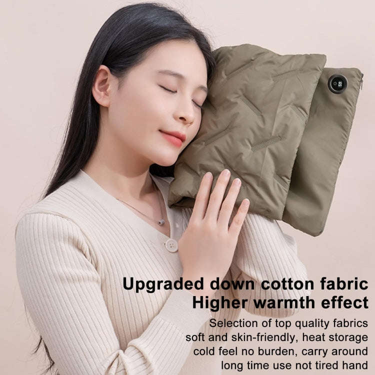 Multifunctional Down Cotton Waterless Electric Heating Hand Warmer Bag, Color: Pink