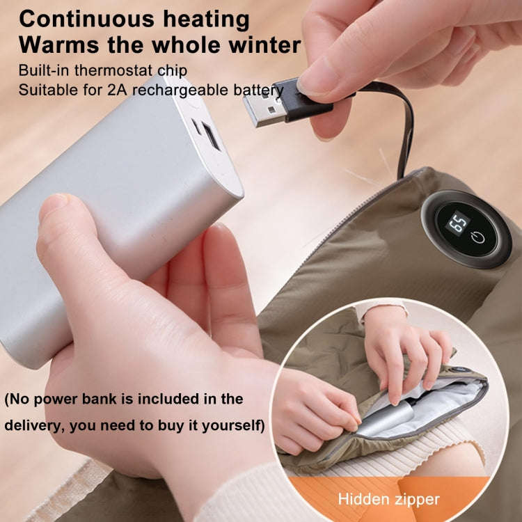 Multifunctional Down Cotton Waterless Electric Heating Hand Warmer Bag, Color: Pink