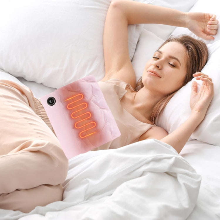 Multifunctional Down Cotton Waterless Electric Heating Hand Warmer Bag, Color: Pink