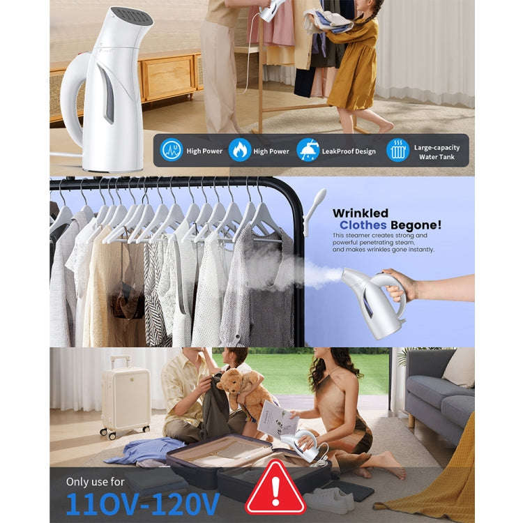 LM-1609S Portable Steam Handheld Electric Iron Home Mini Hanging Iron, Spec: US Plug