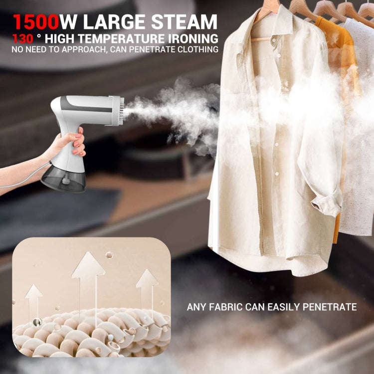 Small Portable Handheld Household Steam Spray Clothes Wrinkle Removal Iron, Size: EU Plug(Black)