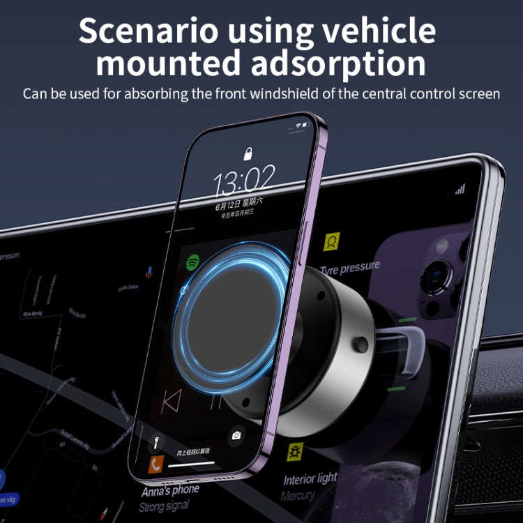 AIMITE X11 Car Vacuum Adsorption Cell Phone Magnetic Holder Universal Adjustable Navigation Suppo...