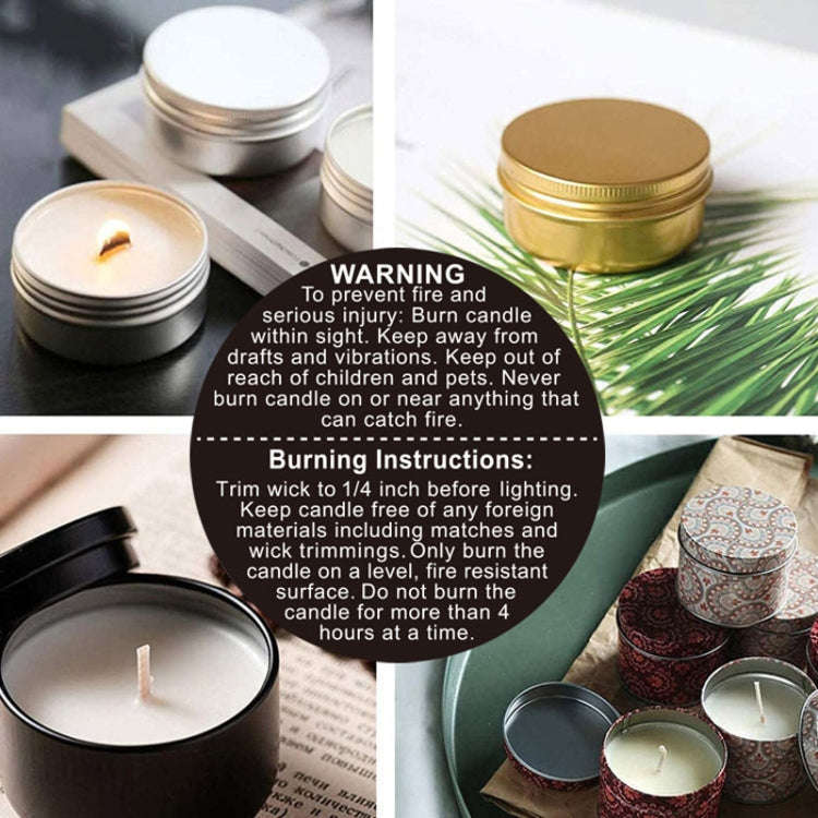 1.5 Inch Round Warning Label Packaging Sticker(Black)