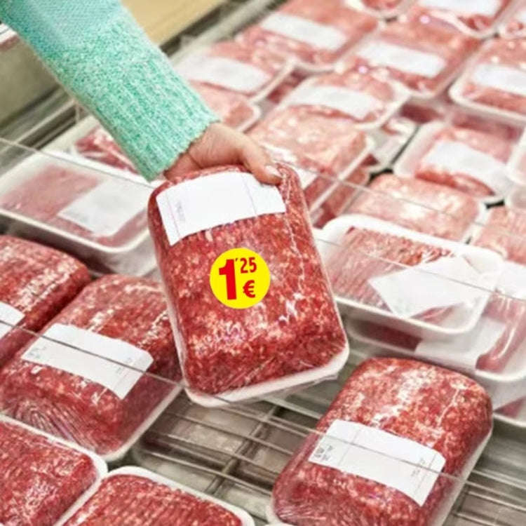 500pcs /Roll 3.8cm Price Tag Supermarket Sealing Sticker(S119)