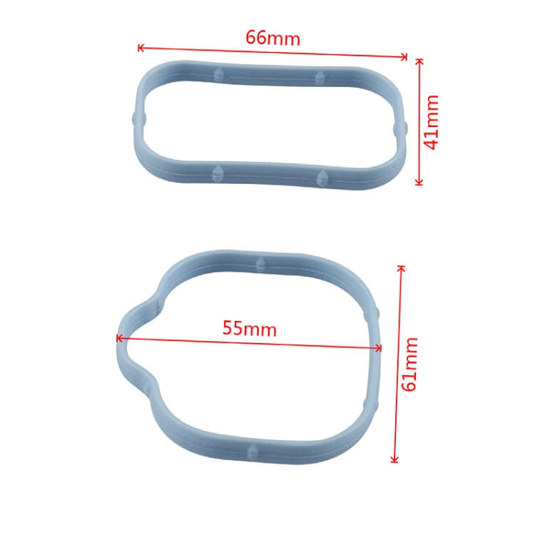 12pcs /Set Automotive Intake Manifold Gaskets For JEEP / Dodge / Chrysler, Color: Light Blue