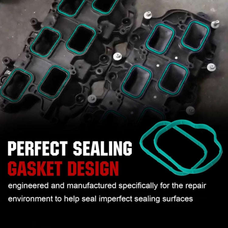 12pcs /Set Automotive Intake Manifold Gaskets For JEEP / Dodge / Chrysler, Color: Light Blue