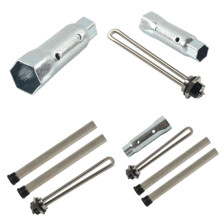 Water Heater Heating Element For RV Camper, Specifications: 3pcs /Pack Heating Tube + Anode Rod