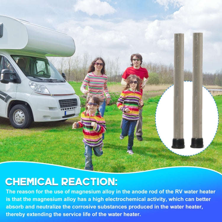 Water Heater Heating Element For RV Camper, Specifications: 4pcs /Pack Heating Tube + Anode Rod +...