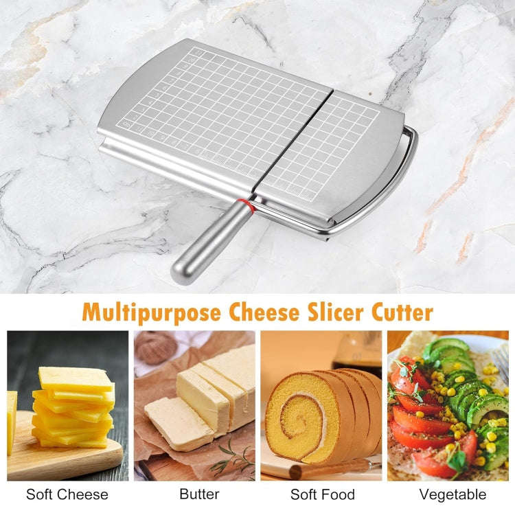 Stainless Steel Scale Cheese Slicer Kitchen Tools Bread Divider(Cutter)