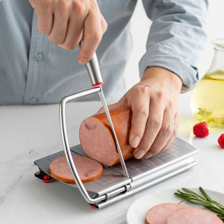 Stainless Steel Scale Cheese Slicer Kitchen Tools Bread Divider(Cutter)