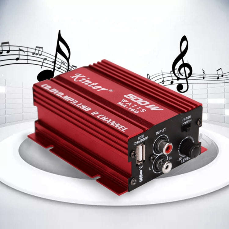 Kinter MA-150 Car Audio / Video 12V 2.0 Channel Mini Amplifier