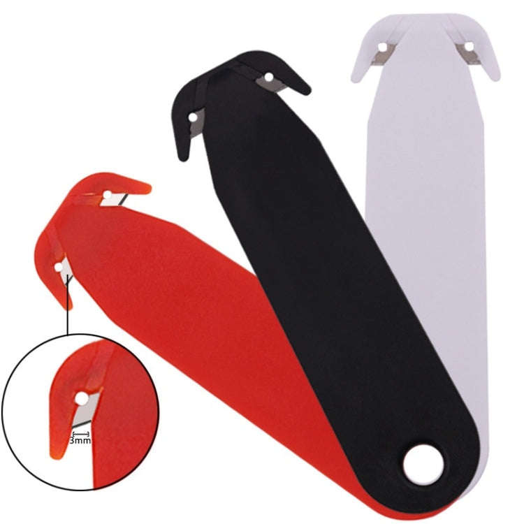 5pcs Unpacking Film Unsealing Double-Edged Cutting Knife(White)