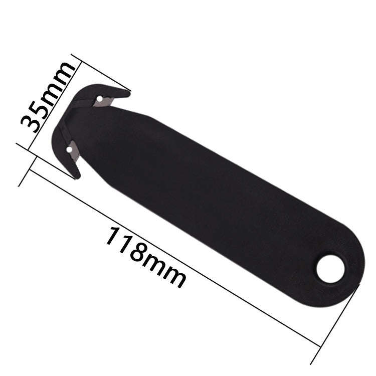 5pcs Unpacking Film Unsealing Double-Edged Cutting Knife(White)