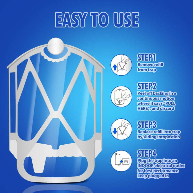 10pcs /Pack For Zevo M364 Refill Cartridge Replacement Flying Insect Refills