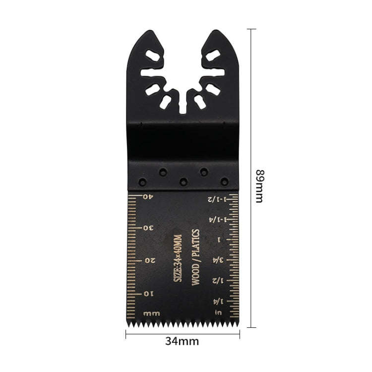 2pcs Trimmers High Carbon Steel Straight Saw Blade For Multi Tool, Style: Small Teeth