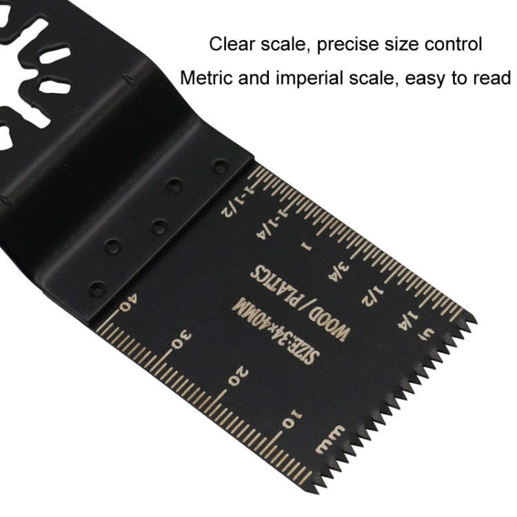 2pcs Trimmers High Carbon Steel Straight Saw Blade For Multi Tool, Style: Small Teeth
