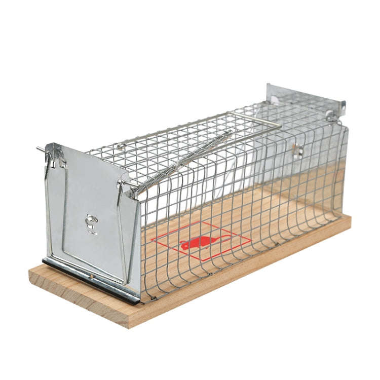 Wooden Mousetrap Cage Live Animal Humane Trap Catch, Size: Large