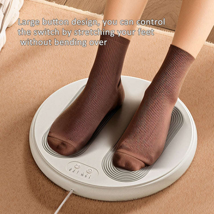 5V USB Plug Foot Massager Warmer 3 Levels Temperature & Vibration Adjustable(Milk Green)