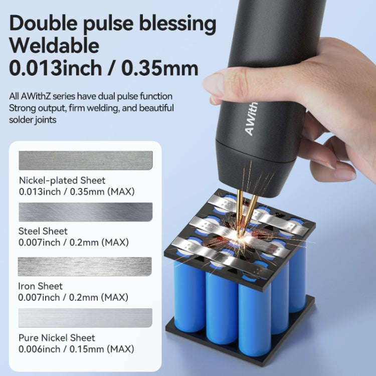 AWithZ Mini Portable DIY Nickel Sheet Handheld Spot Welding Machine(H1)