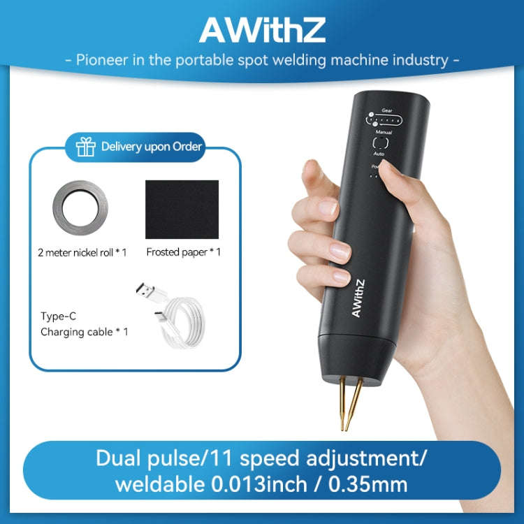AWithZ Mini Portable DIY Nickel Sheet Handheld Spot Welding Machine(H1)