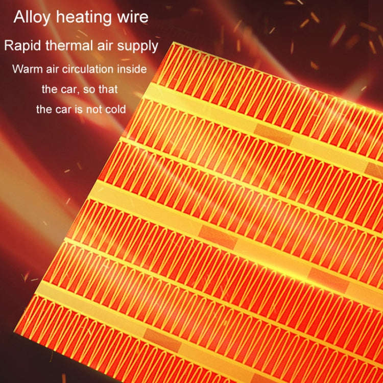 12V Car Heater 360 Adjustable Defogging Defrosting Heating Fan Heating Cooling Function Windscree...
