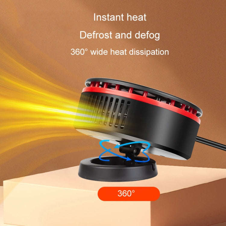 12V Car Heater 360 Adjustable Defogging Defrosting Heating Fan Heating Cooling Function Windscree...