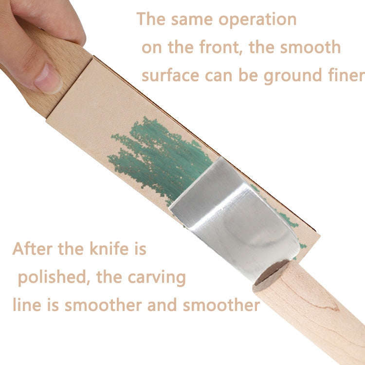 DIY Leather Tool Double Sided Sharpening Board(280mm)
