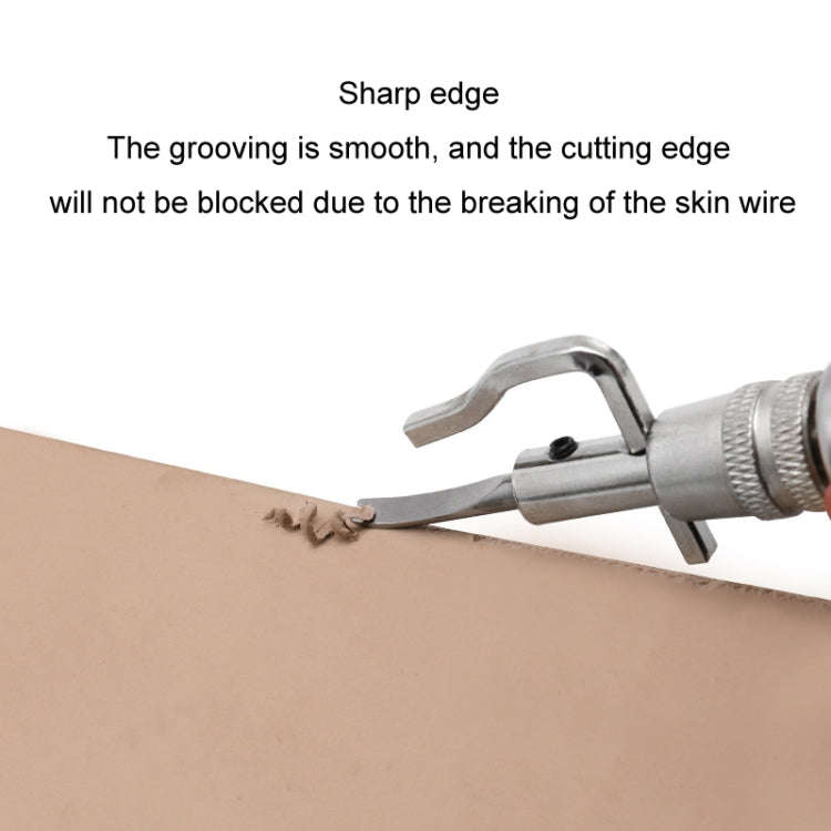7 In 1 Leather Edge Presser Groove Cutter Edge Trimmer(Brown)