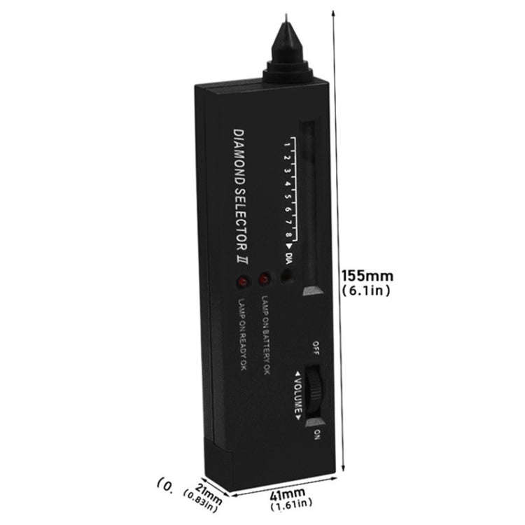 Thermal Conductivity Meter Diamond Test Pen Crystal Hardness Identification Instrument(No Battery)
