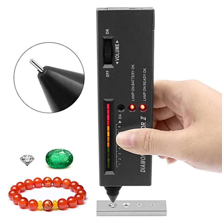 Thermal Conductivity Meter Diamond Test Pen Crystal Hardness Identification Instrument(No Battery)