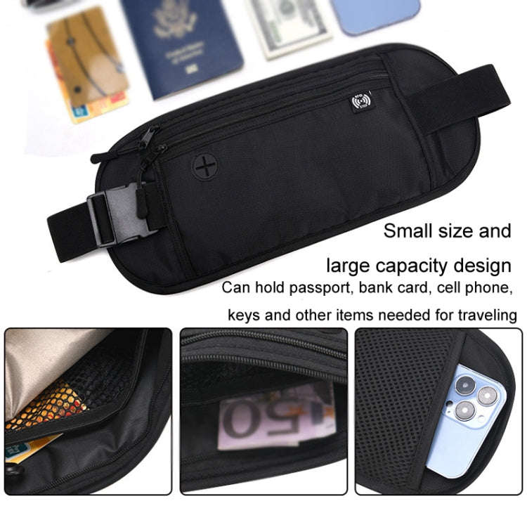Sports Running Waist Pack Outdoor Fitness Large Capacity RFID Blocking Wallet Waterproof Phone Wa...