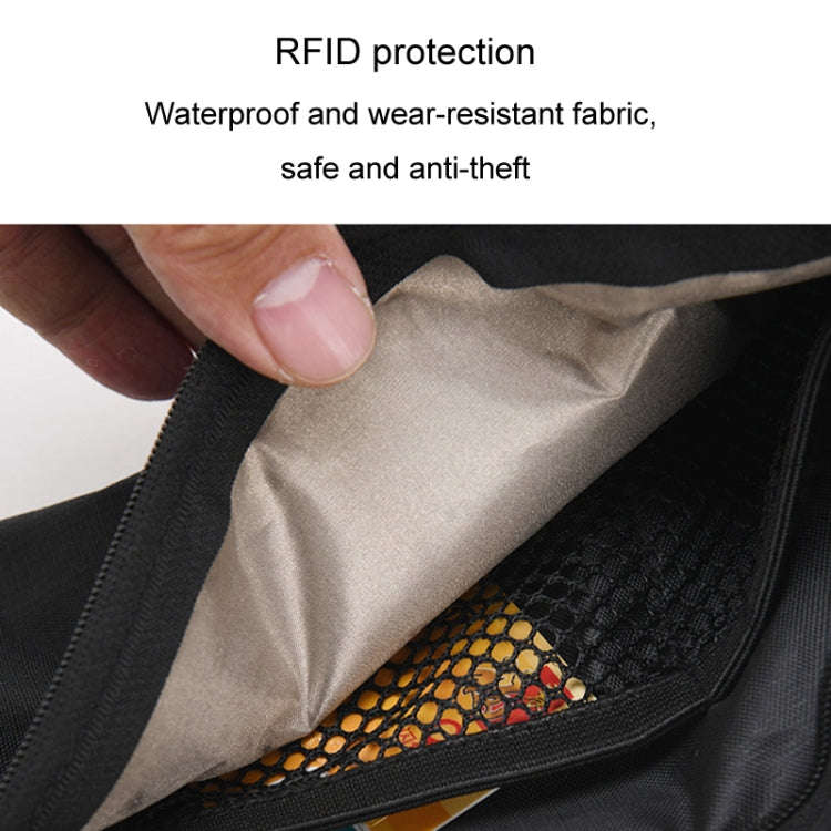 Sports Running Waist Pack Outdoor Fitness Large Capacity RFID Blocking Wallet Waterproof Phone Wa...
