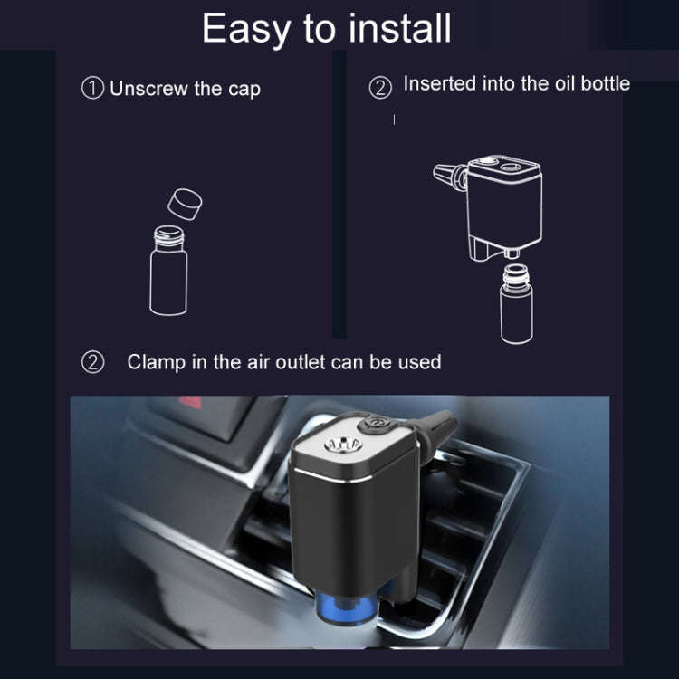 A26 Intelligent Car Air Vent Essential Oil Aromatherapy Diffuser Deodorizing Spray Scent Extender...