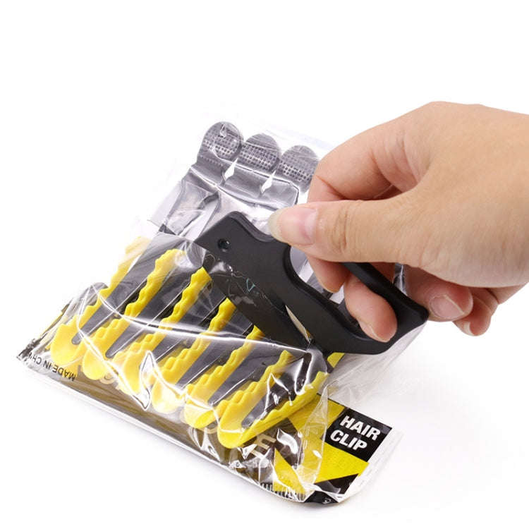 2pcs Multi-purpose Paper Cutting Stainless Steel Blade Letter Opener, Color: Black