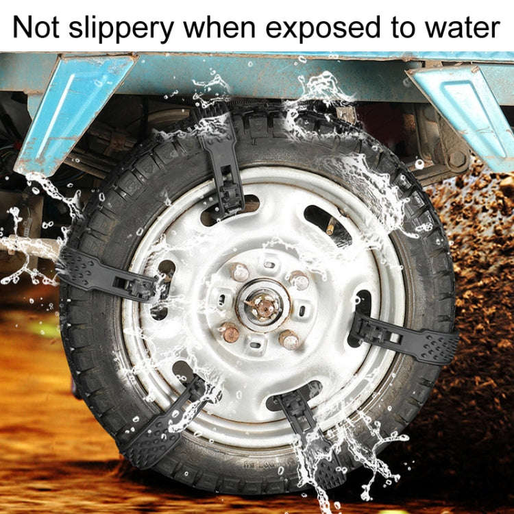 Electrical Bicycle And Motorcycle Winter Snow Tire Anti-Skid Chain(Black)