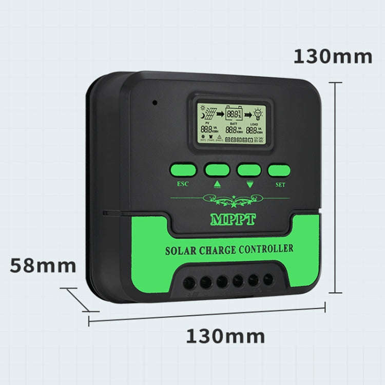 12V/24V 10A MPPT Smart Solar Charge Controller, Model: CM-D10