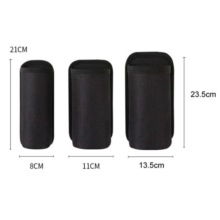 Large Car Fire Extinguisher Storage Bag Auto Seatback Bag Cup Holder