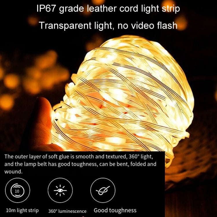 TUBUZHE 2 In 1 LED Portable String Lamp Camping Atmosphere Light USB Rechargeable Outdoor Tent Ni...