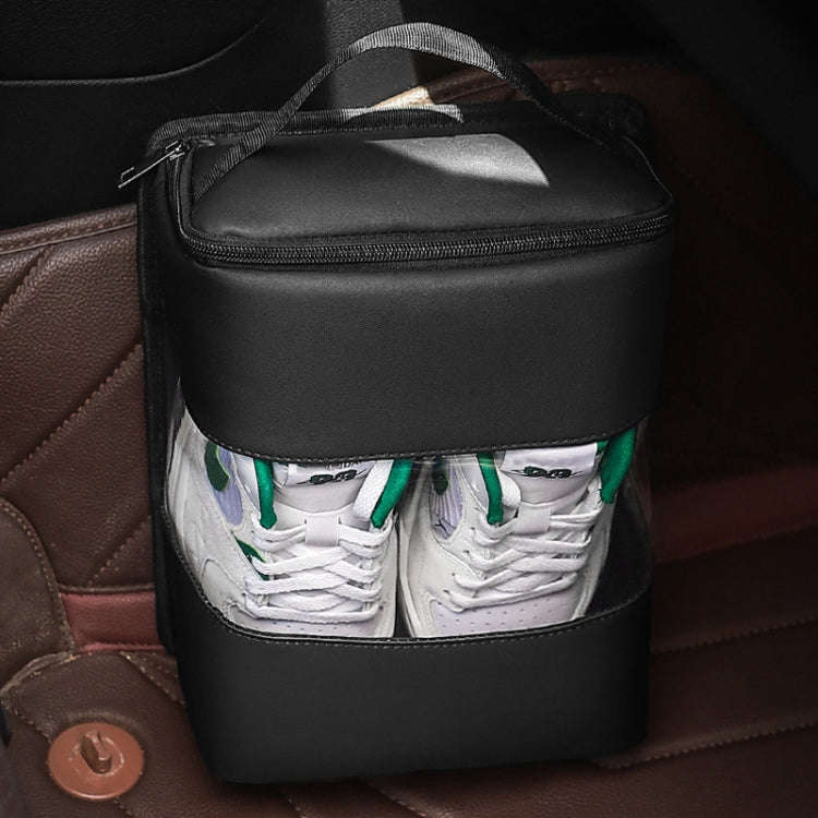 Large Portable Car Shoe Organizer Automobile Trunk Shoe Box Storage Supplies