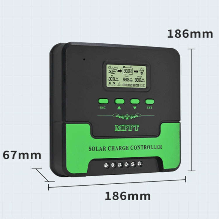 12V/24V 30A MPPT Smart Solar Charge Controller, Model: CM-D30