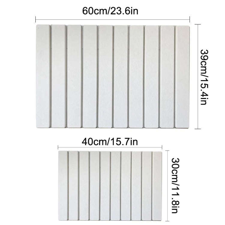 Diatomaceous Earth Tableware Drying Mat Foldable Dish Drainer Kitchen Bathroom Absorbent Mat, Siz...