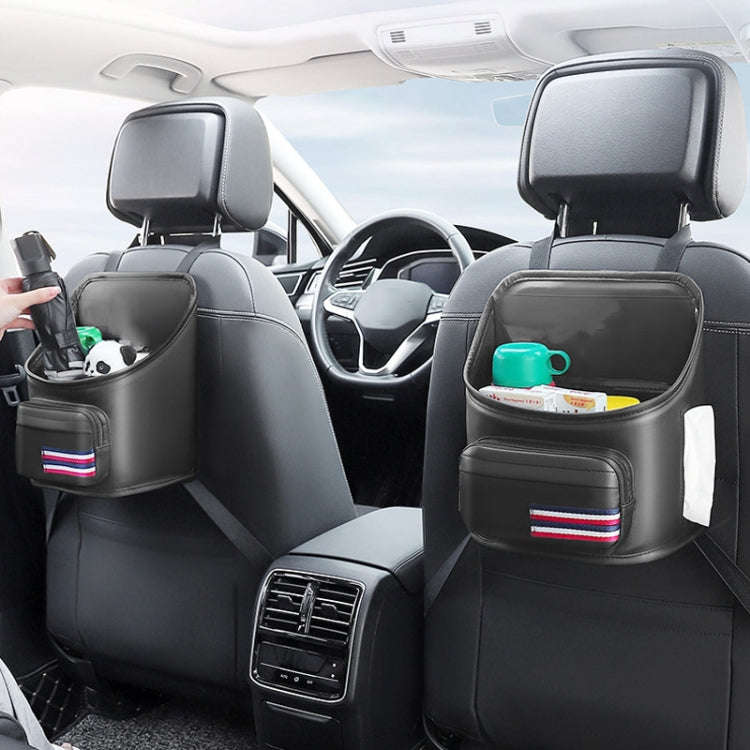 Car Seatback Storage Hanging Bag Vehicle Multifunctional Storing Tissue Box, Style: No Built-In B...