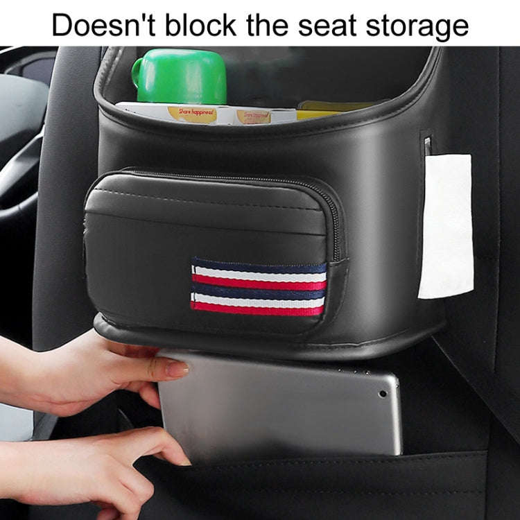 Car Seatback Storage Hanging Bag Vehicle Multifunctional Storing Tissue Box, Style: No Built-In B...